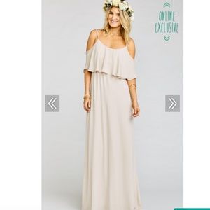 Show Me Your Mumu Caitlin Ruffle bridesmaid dress